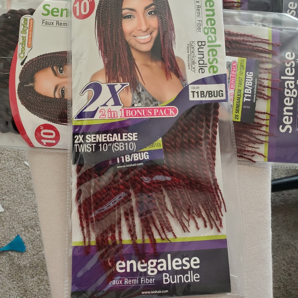 Senegalese crochet hair